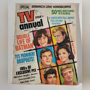 Vintage TV Star Annual Magazine #21,  Year: 1966, In Great Condition